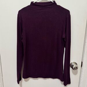 Express Rich Plum Long Sleeve Top